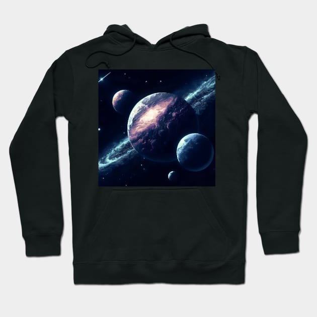 astronomy lover - planet astronomy lover Hoodie by vaporgraphic